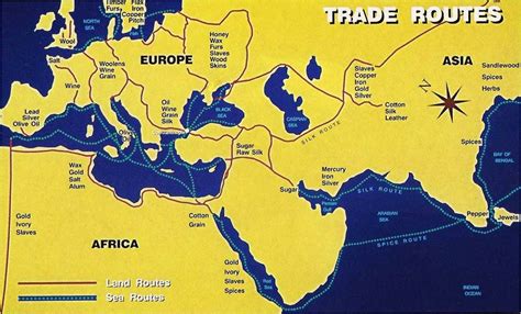There Was A Large Trading Network From Asia Russia Scandinavia