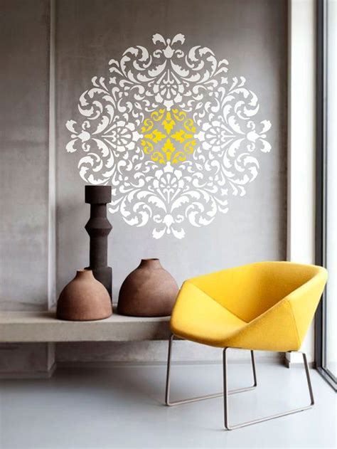 Mandala Moroccan Stencil Moroccan Pattern For Diy Wall Decor Etsy