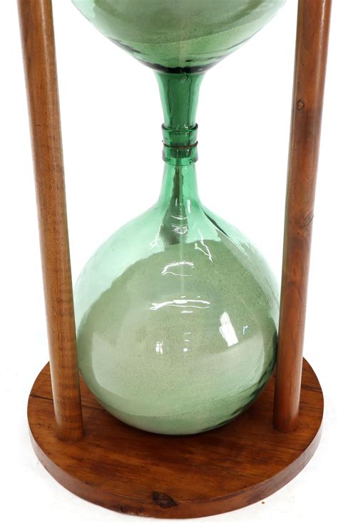 Huge 44” Tall Table Pedestal Sandglass Hourglass Timer Sculpture Artist At 1stdibs 3 Foot Tall