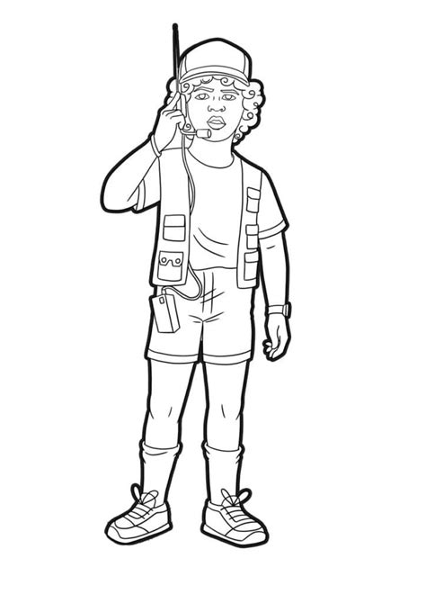 Stranger Things Adult Coloring Page Coloring Pages