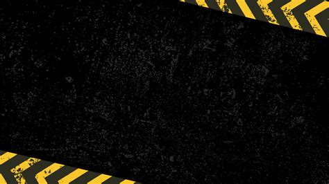 Abstract Under Construction Background With Black And Yellow Stripes