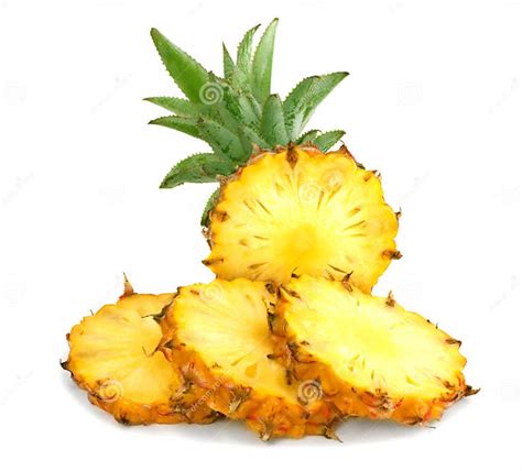 Mini Pineapple Stock Image Image Of Small Juice Isolated 17616371