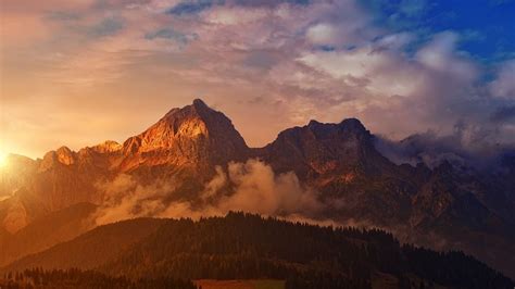 Free Image On Pixabay Mountain Sunset Panorama Dawn Beautiful