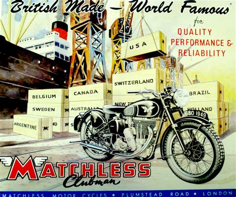 Matchless Clubman Vintage Advertisements Vintage Ads Vintage