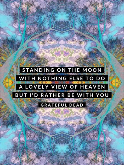 standing on the moon lyrics song art print grateful dead etsy