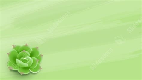 Green Potted Plants Plant Wind Powerpoint Background For Free Download