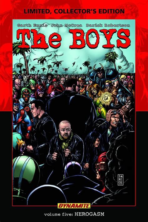 Dynamite Entertainment The Boys Herogasm Hardcover 5 Signed By Garth