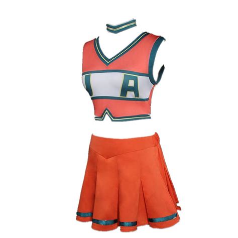 Cosparky Anime My Hero Academia Cheerleading Uniform Cosplay Costume