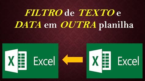 Filtro Avançado Excel BUSCAR DADOS em OUTRA Planilha FECHADA via VBA YouTube