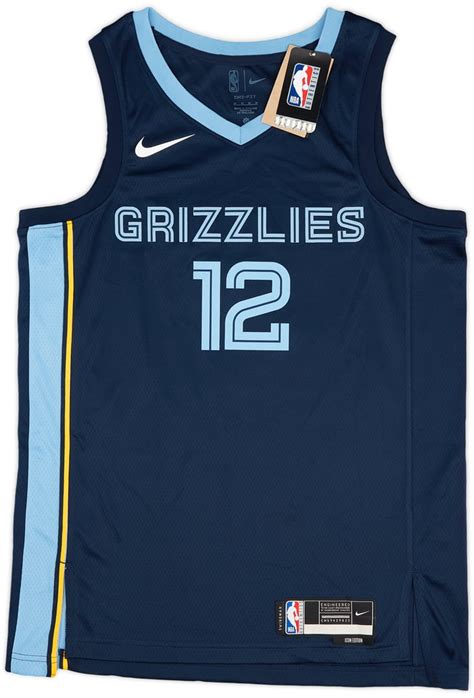 2019 23 Memphis Grizzlies Morant 12 Nike Swingman Away Jersey M