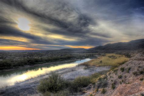 Rio Grande Scenery At Big Bend National Park Texas Image Free Stock