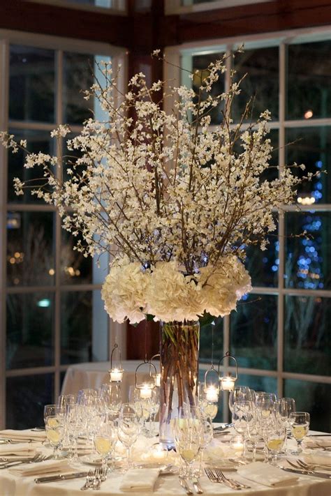 chic rustic wedding ideas  tree branches tulle chantilly