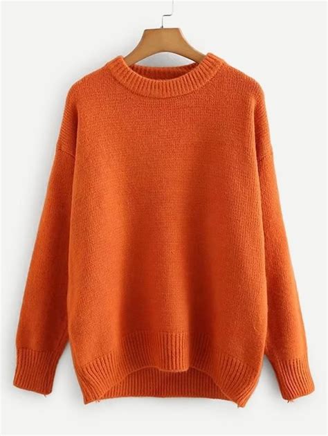 Orange Sweater In 2021 Orange Sweaters Orange Fashion Sweaters