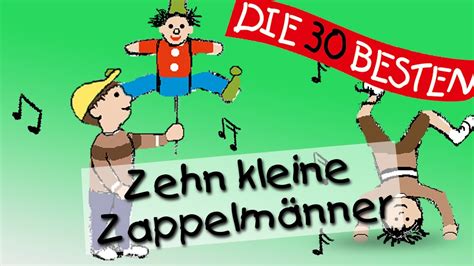 Zehn kleine Zappelmänner - Die besten Spiel- und Bewegungslieder