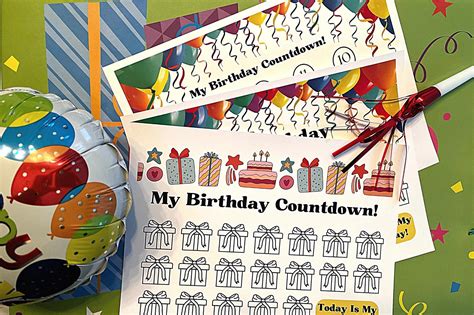 10 Free Printable Birthday Countdown Calendars Mamas Buzz