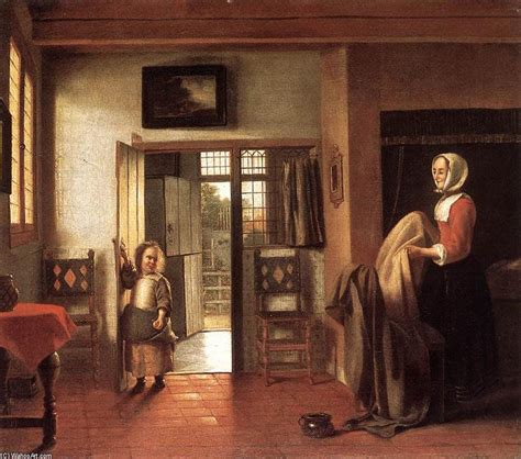 reproducciones de pinturas el dormitorio 1658 de pieter de hooch 1629 1694 netherlands