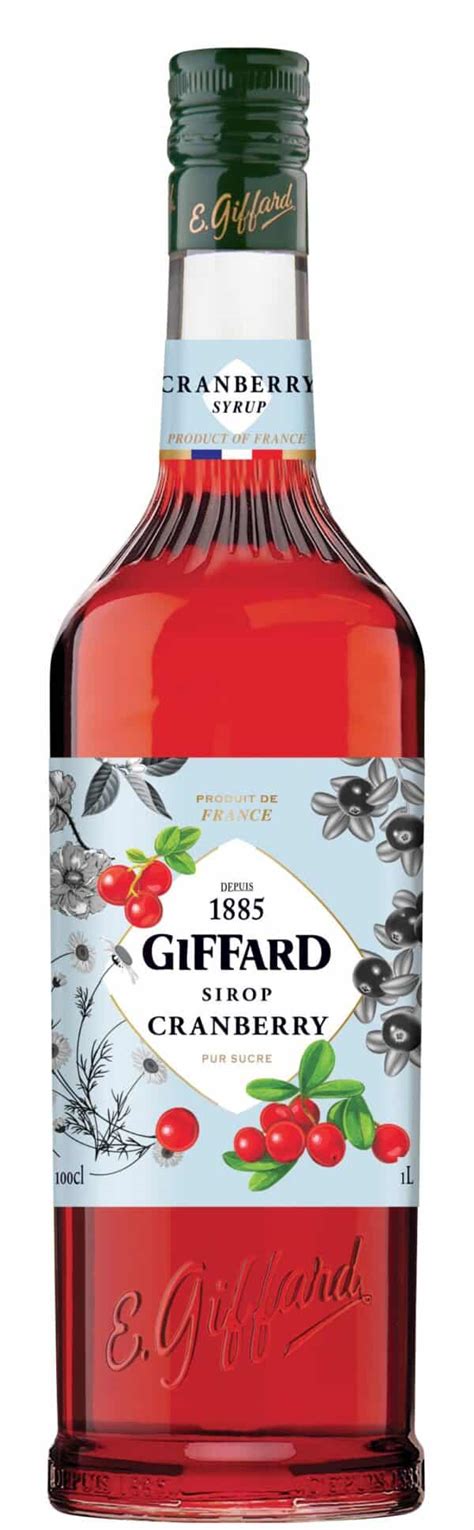 Giffard Cranberry Syrup Dansk distributør Sprit Co