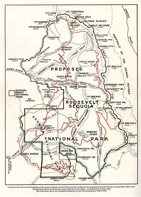 Sequoia National Forest Trail Map