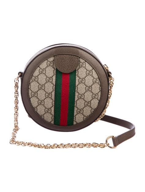 Gucci Mini Ophidia Round Crossbody Bag Handbags Guc254856 The