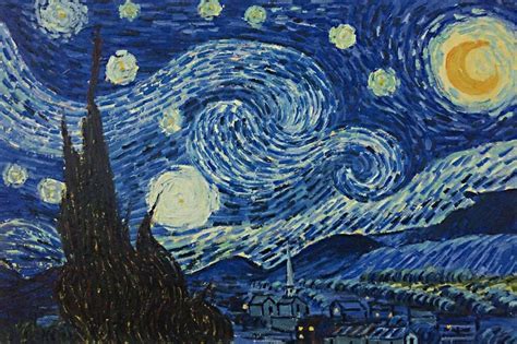 Van Gogh Starry Night Original Painting