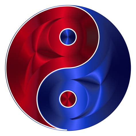 Red And Blue Yin Yang Symbol Clip Art Image Clipsafari