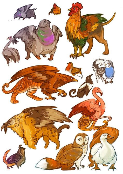 The Amazing Hybrids 2 By Sleyf On Deviantart Mythical Creatures Art