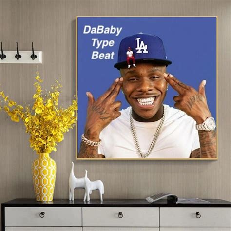 Dababy Baby On Baby Music Album Cover Canvas Poster No Etsy