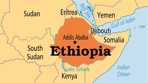 Ethiopia In World Map United States Map