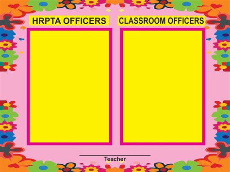 Classroom Officers Design Template