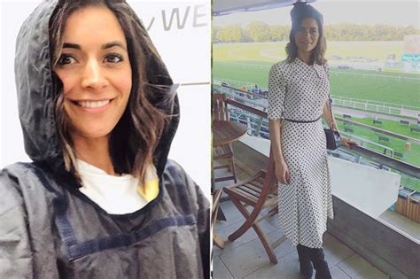 gmb weather girl lucy verasamy unleashes jaw dropping figure in skimpy sports bra daily star
