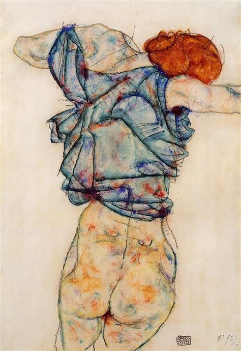 Egon Schiele Undress woman Descriptif de l œuvre Artchive
