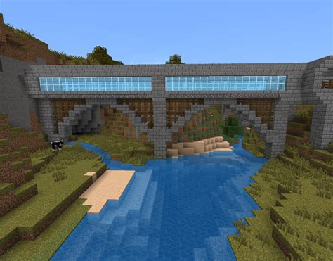 Tunnle Bridge Minecraft Shops Minecraft Bridges Minecraft Mansion