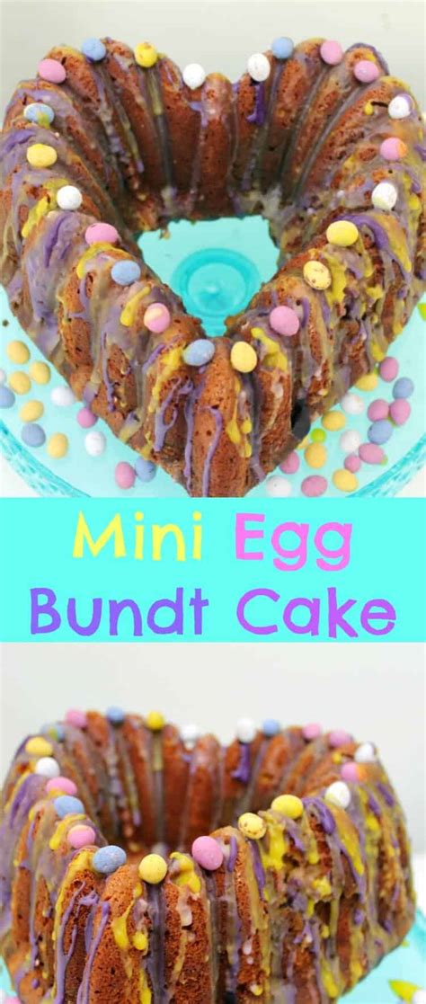 Come see our unique cake gifts! Mini Egg Bundt Cake Recipe - BakingQueen74