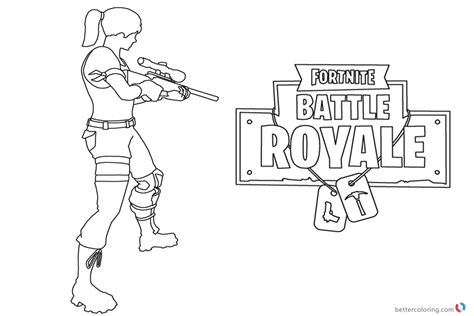 Fortnite Coloring Pages Fortnite Battle Royale Free Printable