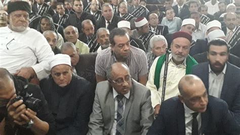 مؤتمر حاشد للطرق الصوفية بمسجد سيدي إبراهيم الدسوقي بمدينة دسوق احتفالا
