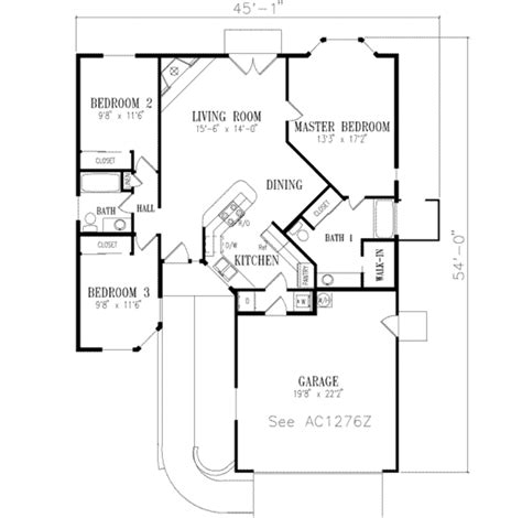 Width/depth our award winning residential house plans, architectural home designs, floor plans, blueprints and home plans will make your dream home a reality! Adobe / Southwestern Style House Plan - 3 Beds 2 Baths ...