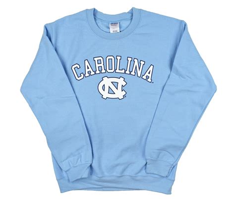 Carolina Blue Unc Crewneck Sweatshirt By Champion Sweatshirts