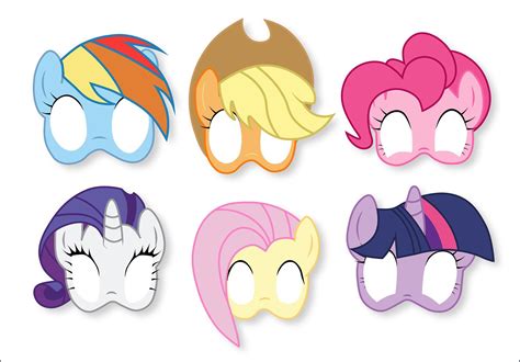 My Little Pony Photo Booth Props Printable My Little Pony Masks