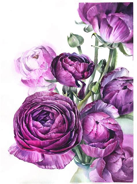 Purple Watercolor On Behance