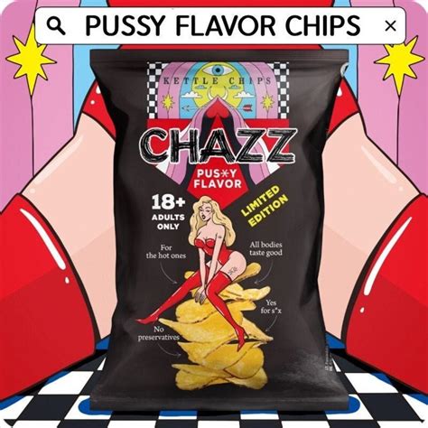Pussy Flavor Chips Adult Only 1 Pack 90 Grams 18 Limited Etsy Uk