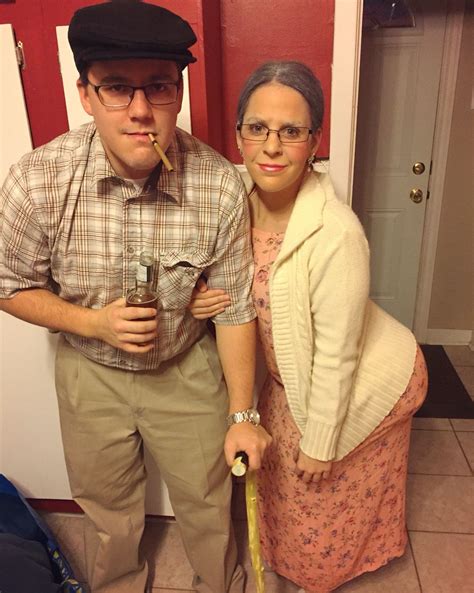 old people couple costume for halloween 2015 this creative costume got us a lot… old people