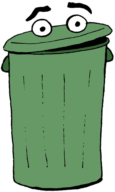Trash Cans Cartoons Clipart Best