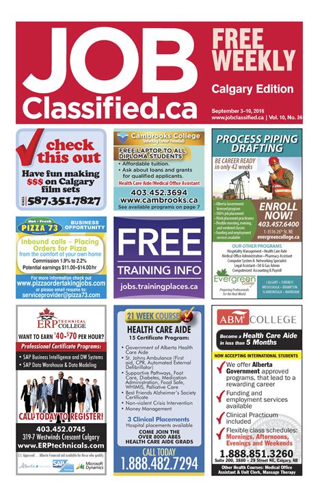 #JobClassified's got the scoop on #jobs and #work in #Calgary. Pick up
