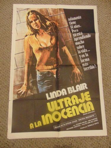 Born Innocent 1974 Linda Blair Spanish 27x41 Poster N7498 Ebay