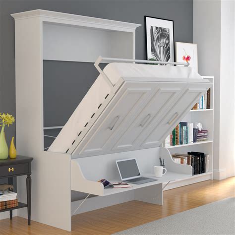 We have a build article out on our website with some tips and tricks on this bed, so make sure to check that out. Alegra White DIY Murphy Desk Bed Queen | Sleepworks New York