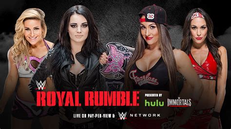 Wwe Royal Rumble 2015 Match Card Preview Bella Twins Vs Paige