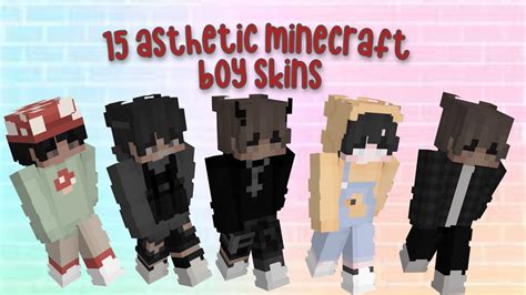 Top 15 Aesthetic Minecraft Boy Skins Youtube