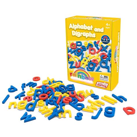 Additional information covers how to sort. Rainbow Alphabet and Digraphs - Print - Junior Learning ...
