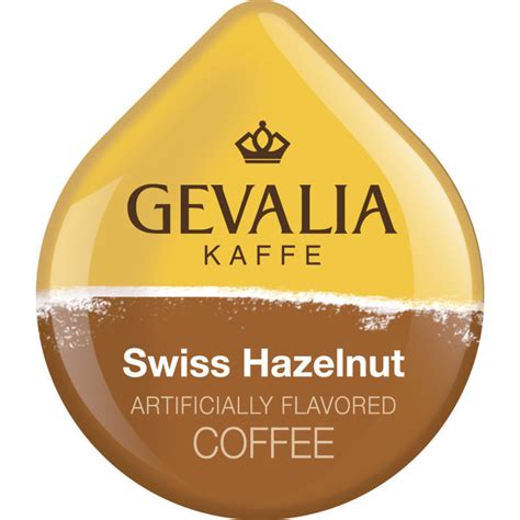 Gevalia Hazelnut Ground Coffee T Disc For Tassimo Brewing System 16