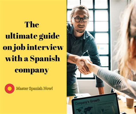 Spanish Job Interview The Ultimate Guide Master Spanish Now